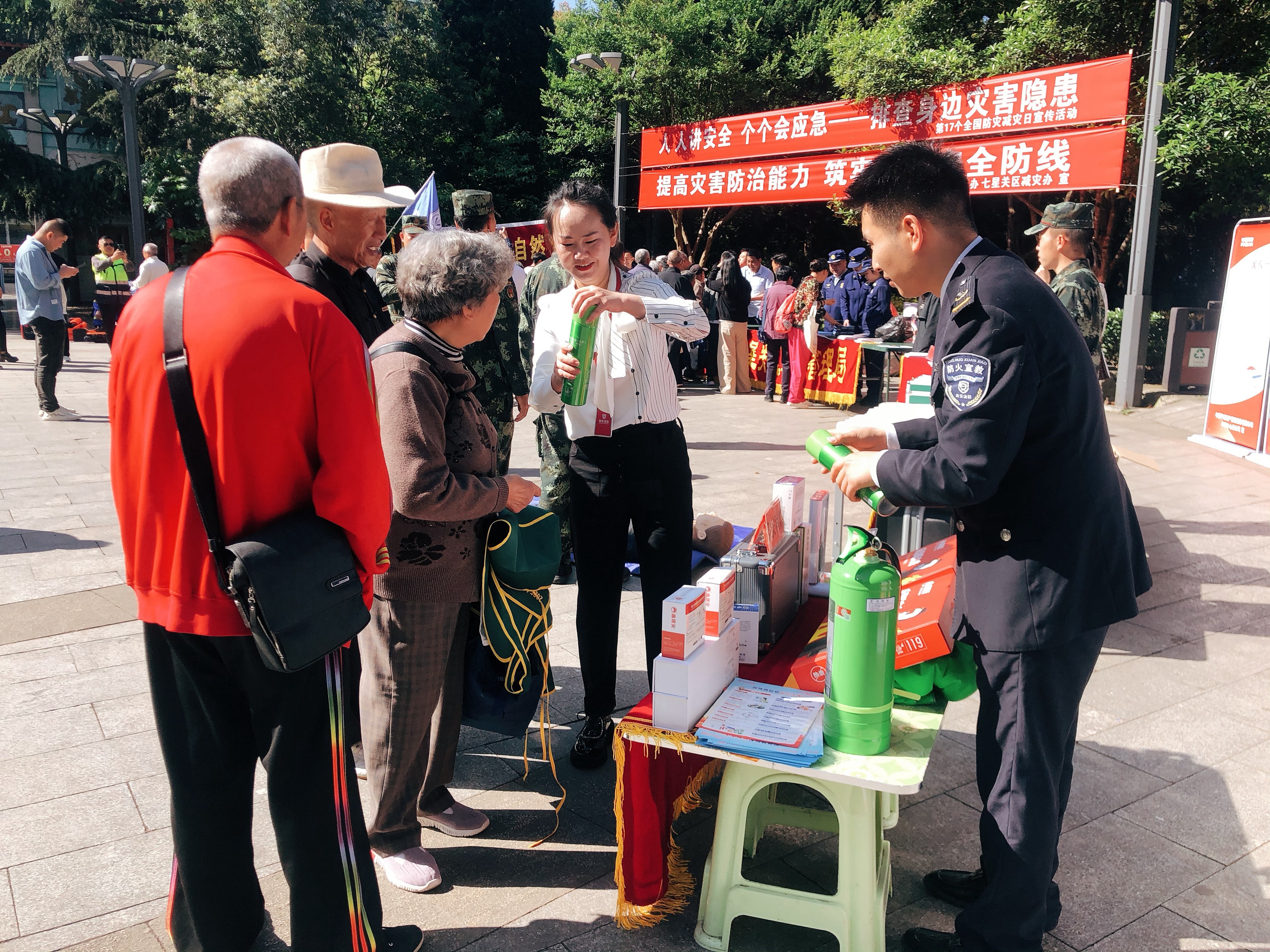 人人講安全、個個會應急丨政安消防“2025年防災減災宣傳活動”精彩瞬間